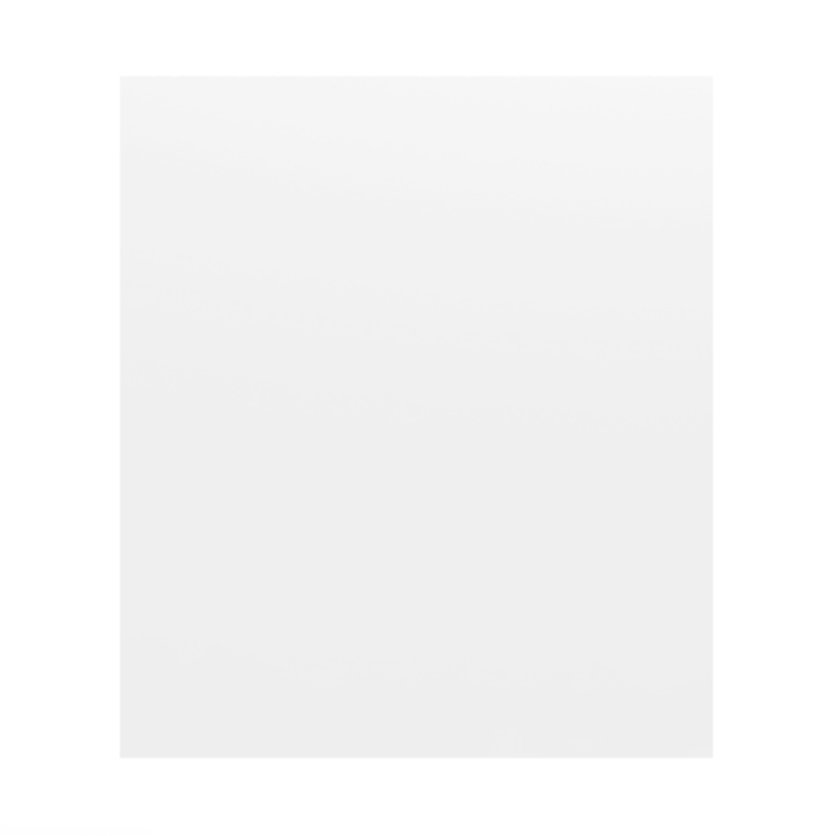Façade Luna blanc mat 18mm 713x600 pleine - RBSISTEMS