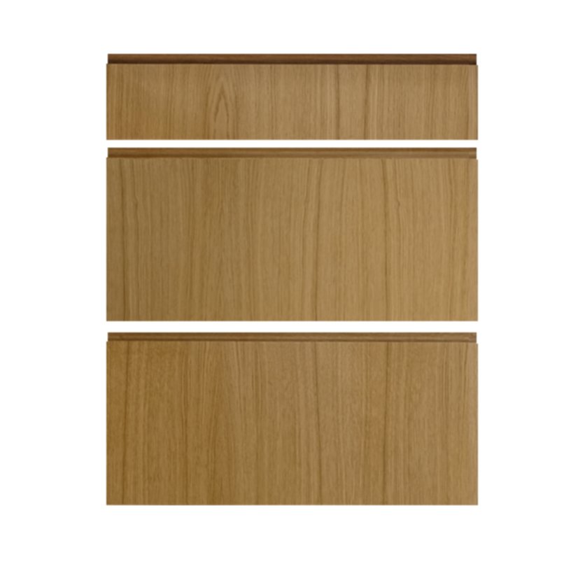 Façade Sienna chêne 713x600 3 tiroirs - RBSISTEMS