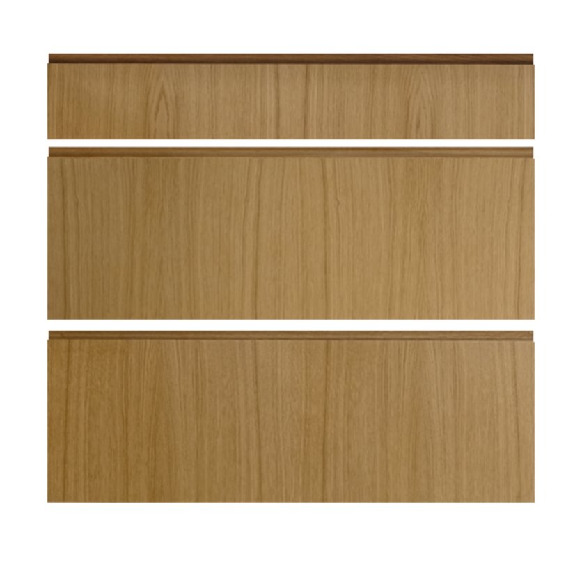 Façade Sienna chêne 713x800 3 tiroirs - RBSISTEMS