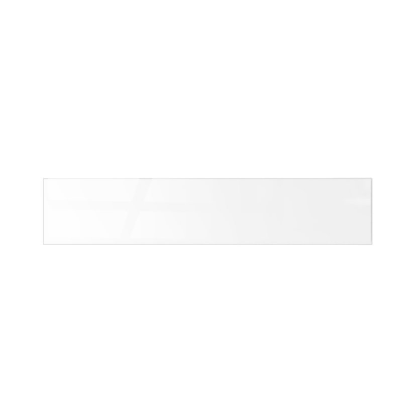 Bandeau four Klar 16mm laqué blanc brillant 110x600 - RBSISTEMS