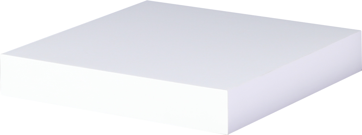 Tablette DS4 38 mm 23 x 23,5 cm blanc - DECO SYSTEM