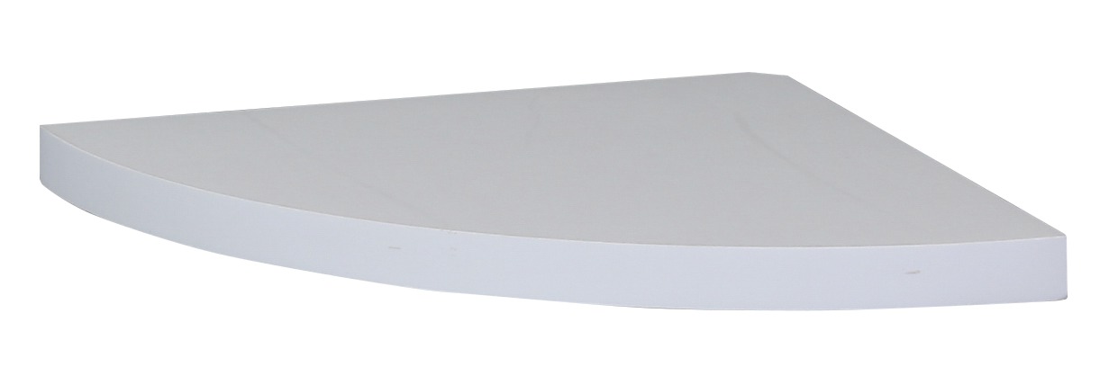 Tablette DS2 angle MDF 18 mm 23 x 23,5 cm blanc - DECO SYSTEM