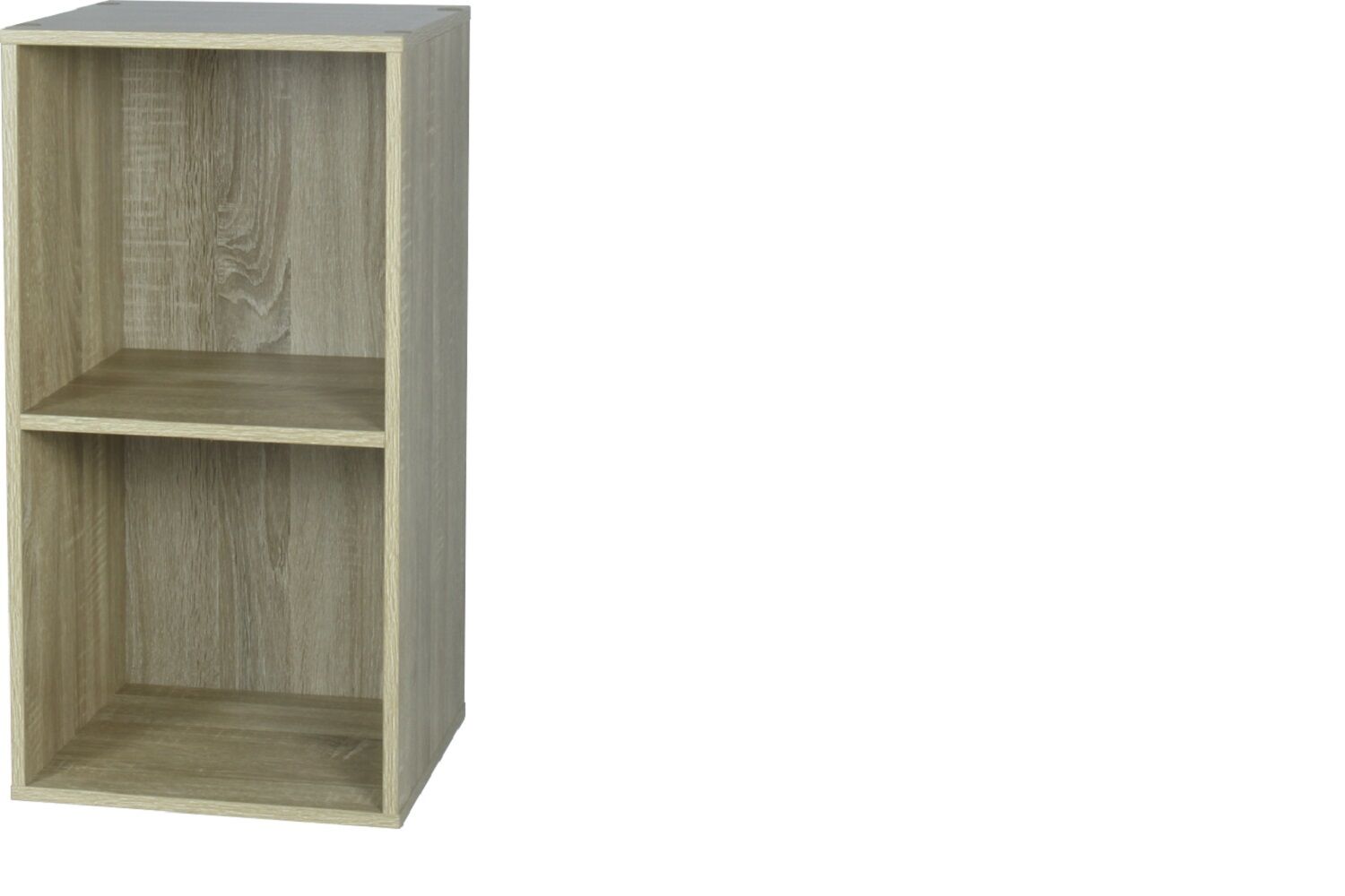 Étagère modulaire Cubbox 2 cases 12mm 61,3x31,5x29,5cm chêne - DECO SYSTEM