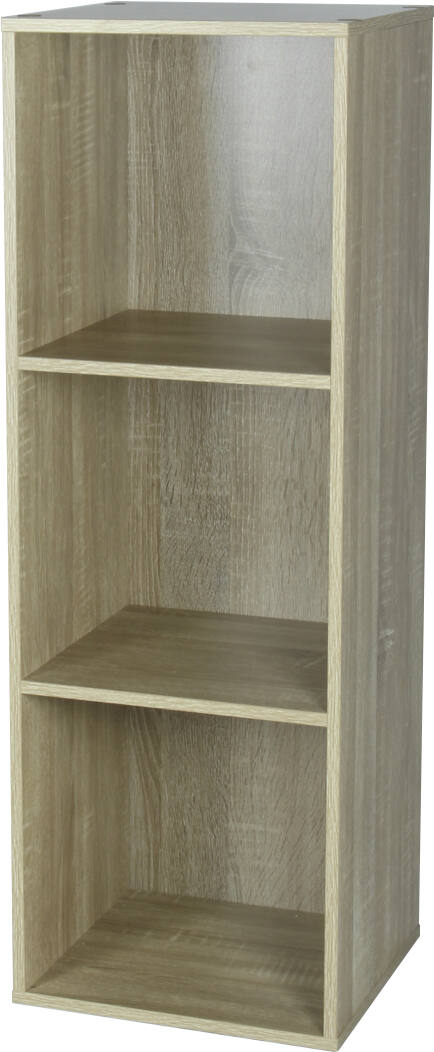 Étagère modulaire Cubbox 3 cases 12mm 92,5x31,7x29,5cm chêne - DECO SYSTEM