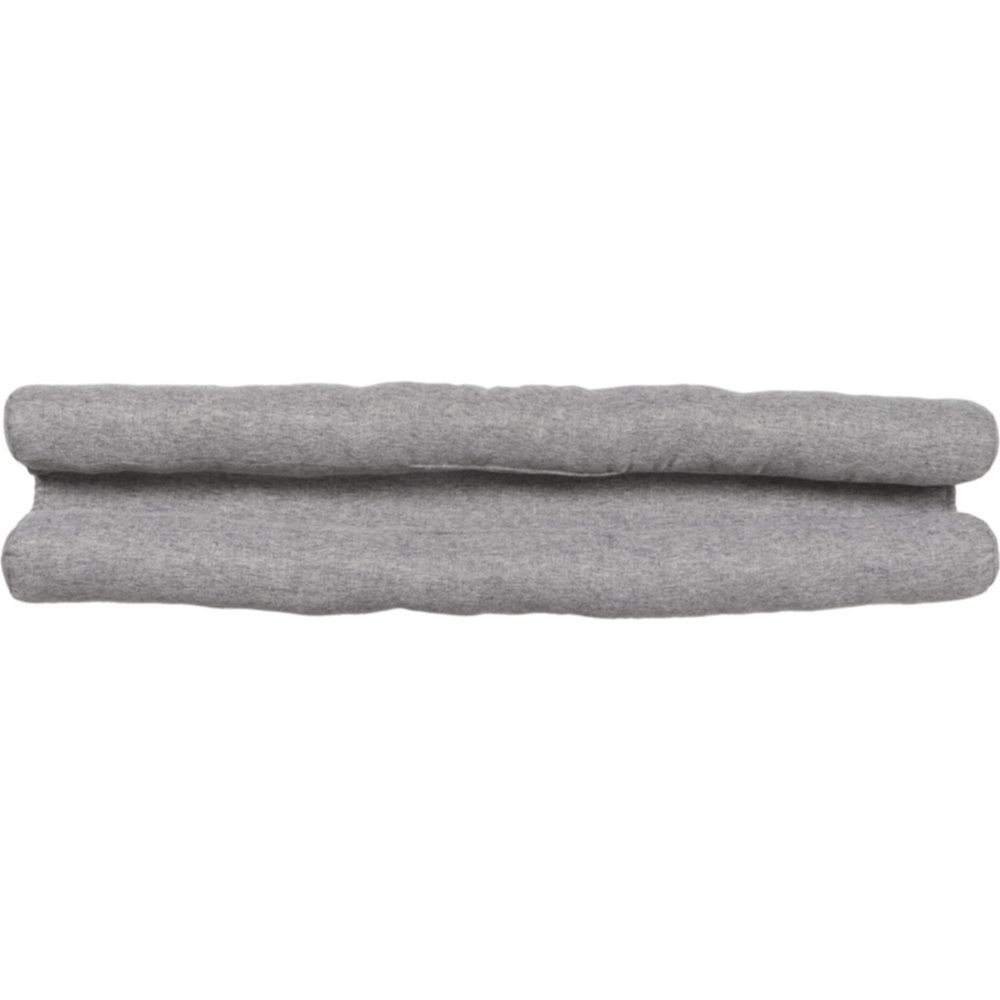 Boudin de porte double bourrelet Jungle 80 cm effet lin gris - LUANCE