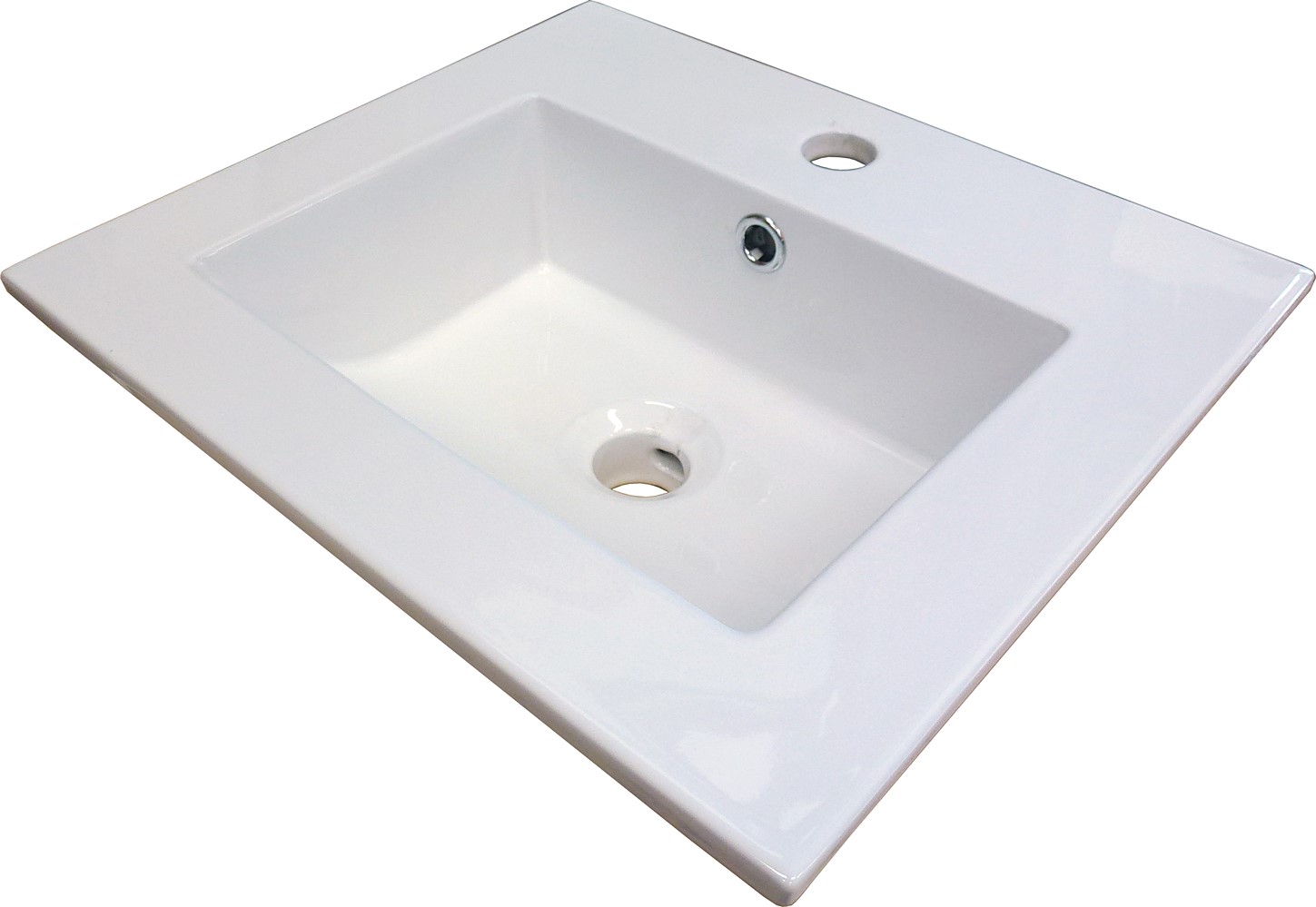 Vasque a encastrer Kio grès blanc - ONDEE