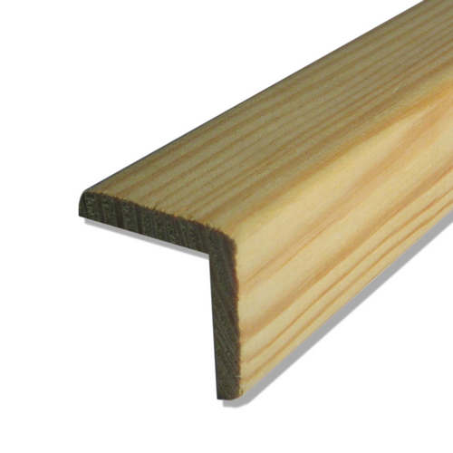 Baguette d'angle pin 2400 x 23 x 25 mm - SUPBOIS