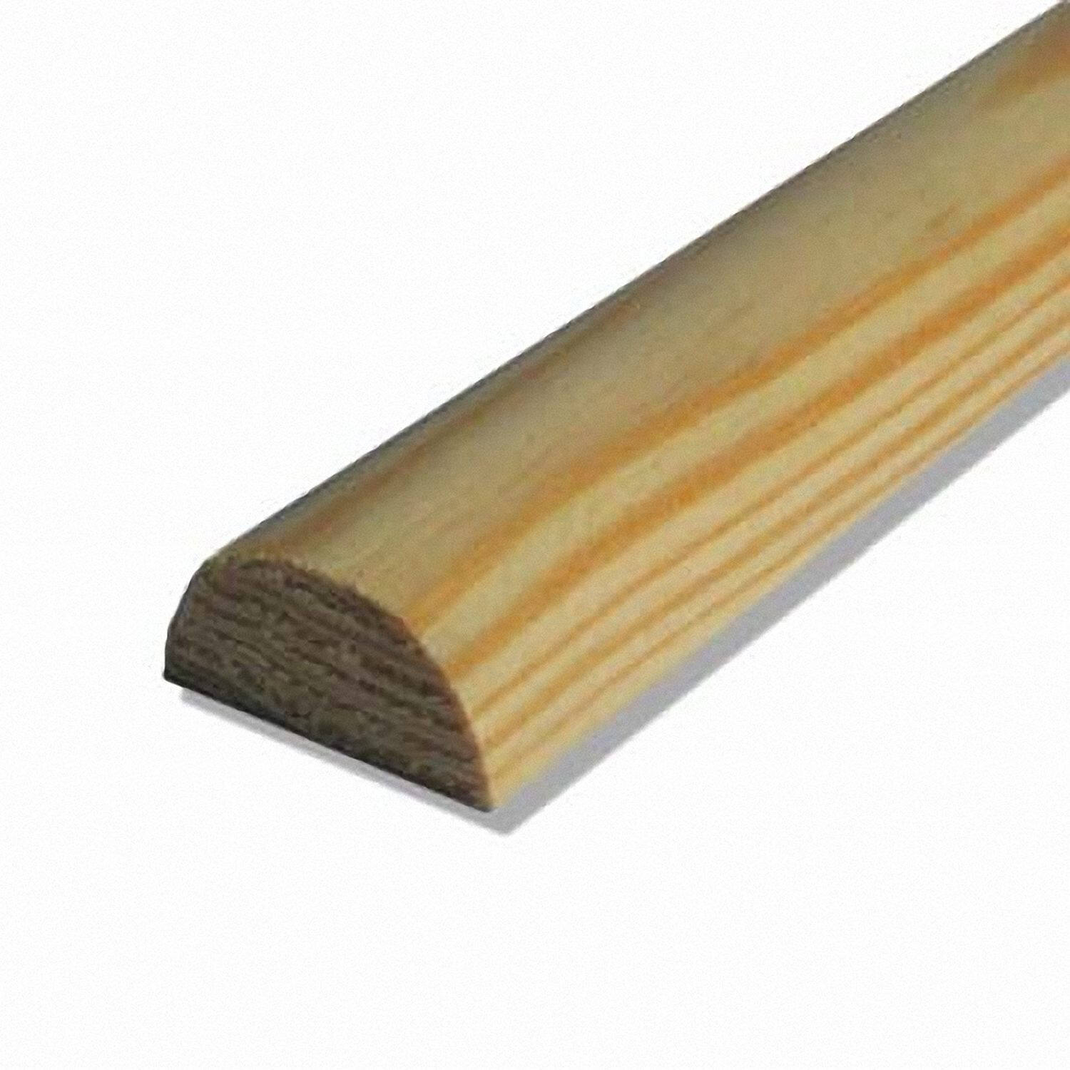 1/2 rond pin 2400 x 19 x 15 mm - SUPBOIS