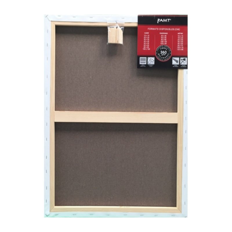 Châssis entoilé 50 x 70 cm 360gr/m² fibres mélangées - AMT