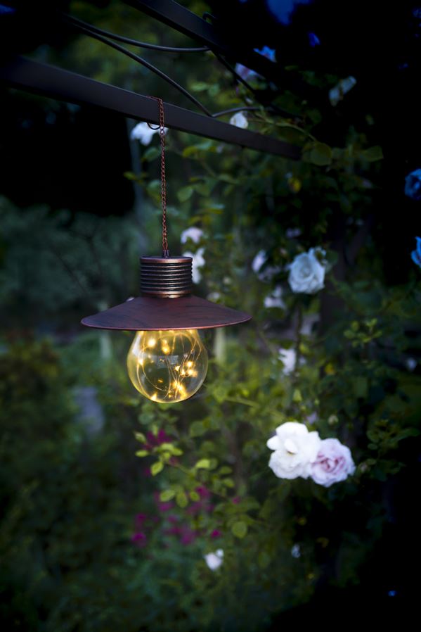 Suspension solaire ampoule