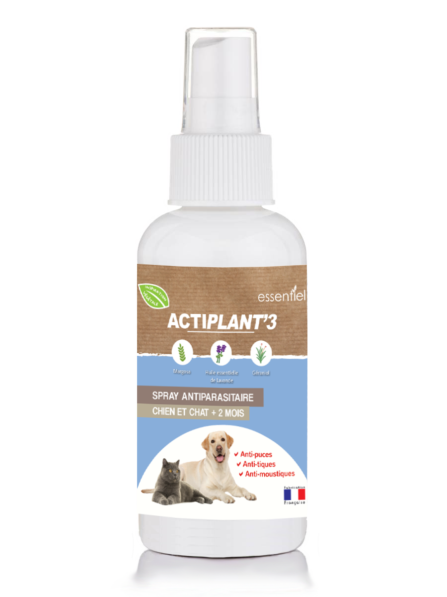 Actiplant'3 spray chien chat 100ml
