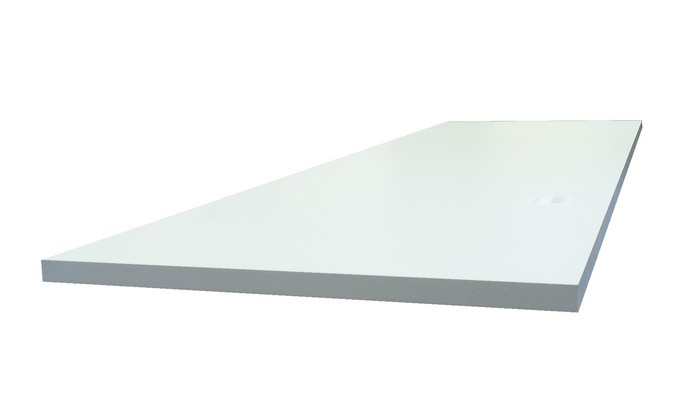 Tablette mélaminée blanc 4 chants 18 mm 800 x 500 mm - SUPBOIS
