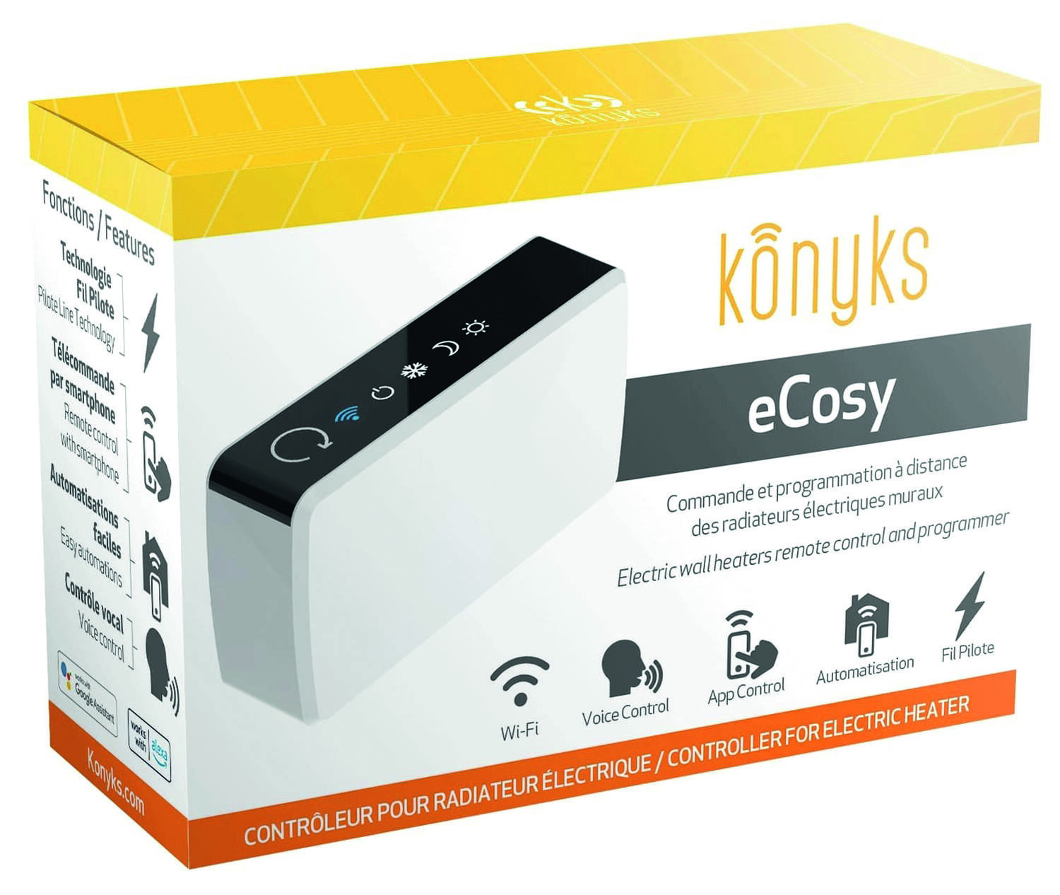 Contrôleur programmateur de radiateur Wi-Fi - KONYKS