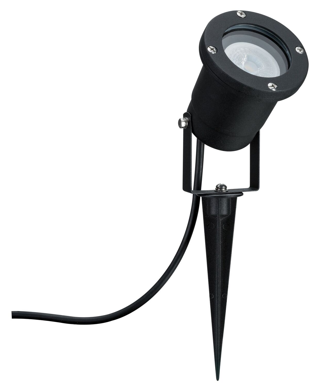 Spot de jardin à piquer GU10 noir 3,5W - PAULMANN