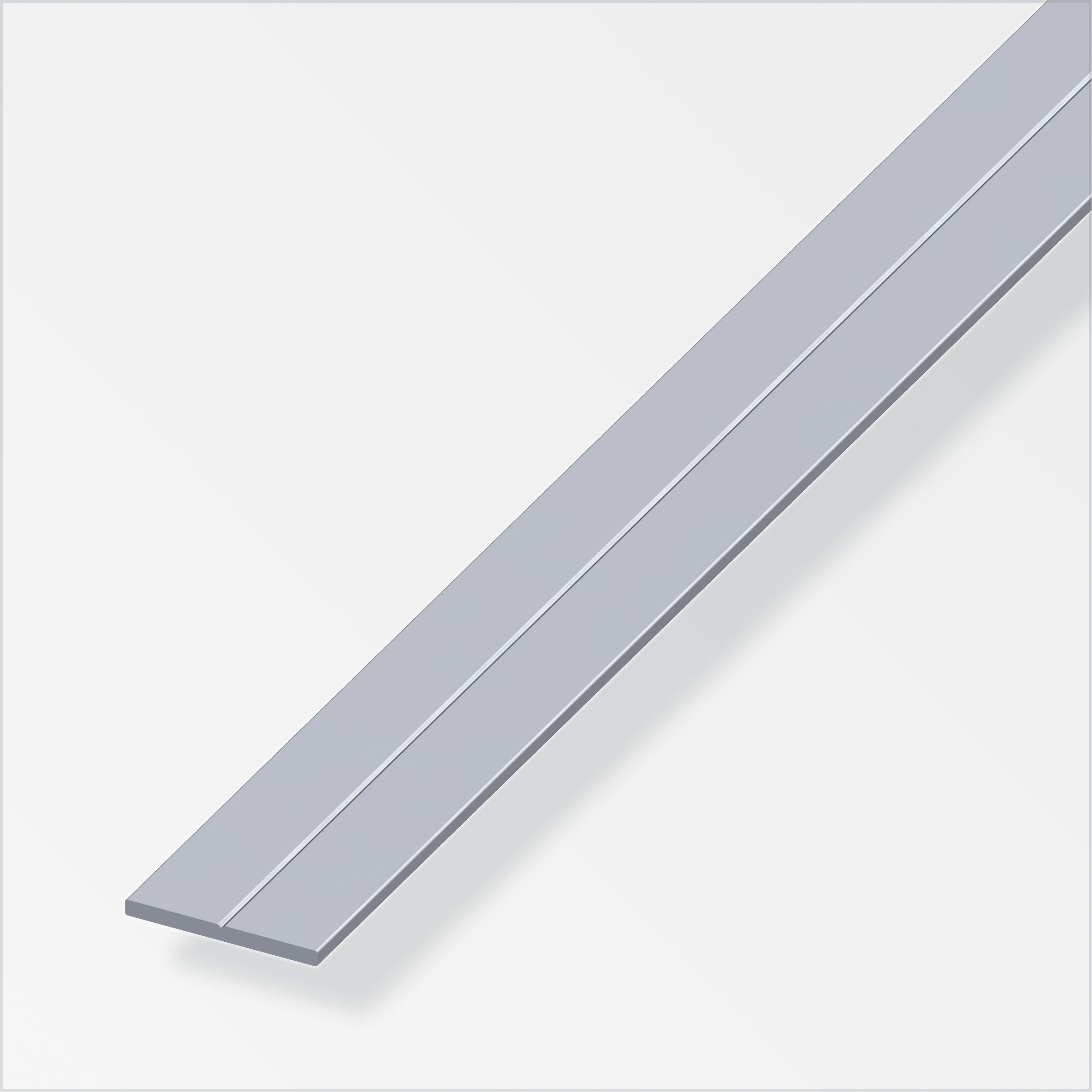 Profilé Combitech plat alu 15,5 mm Long. 1 m