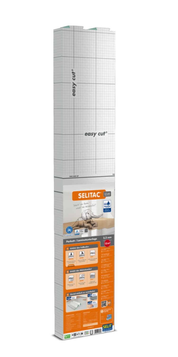 Sous-couche pour sol 2,2mm 15m² - SELITAC
