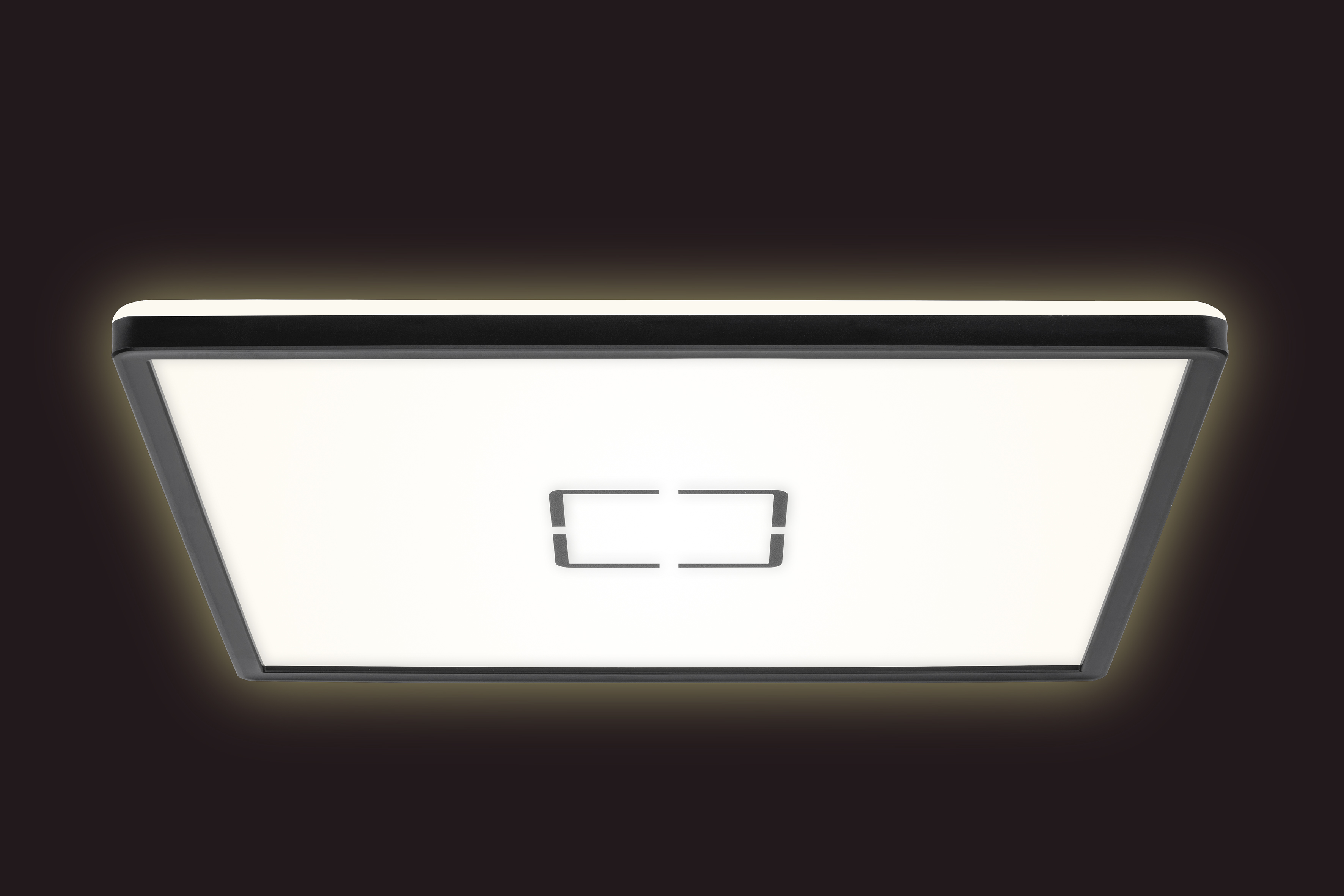 Plafonnier led blanc-noir 22w