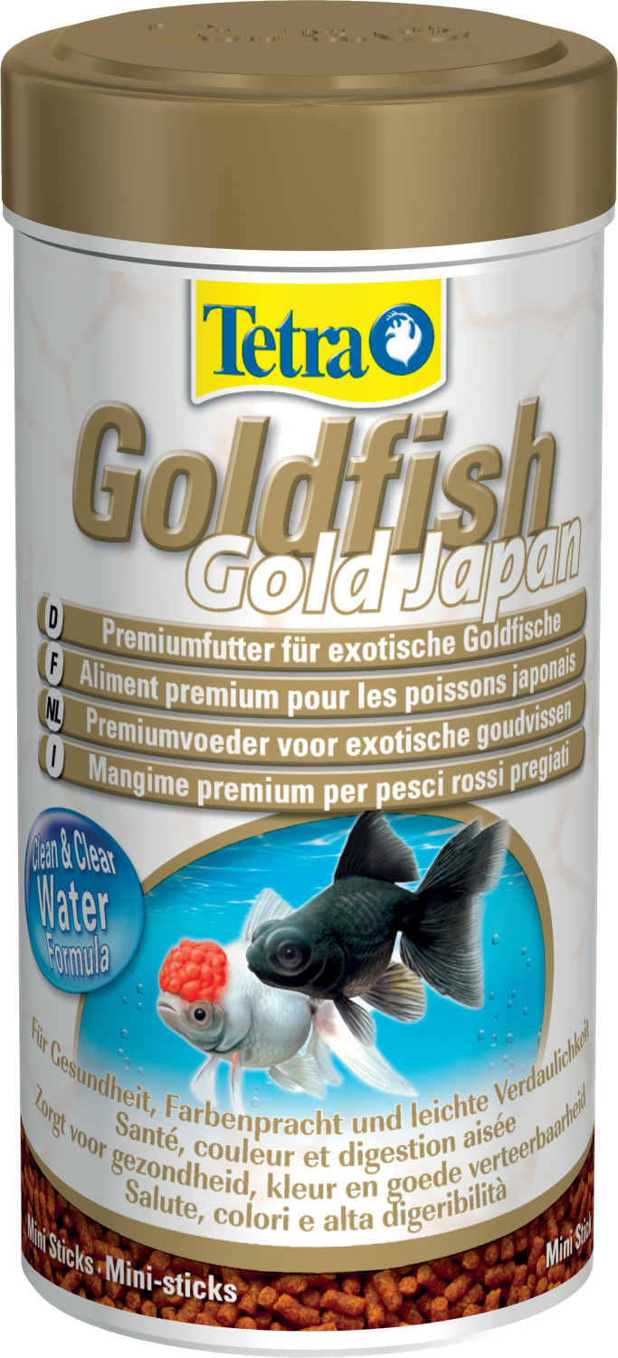 Aliment complet pour poissons rouges japonais sous forme de granulés Gold Japan 250 ml