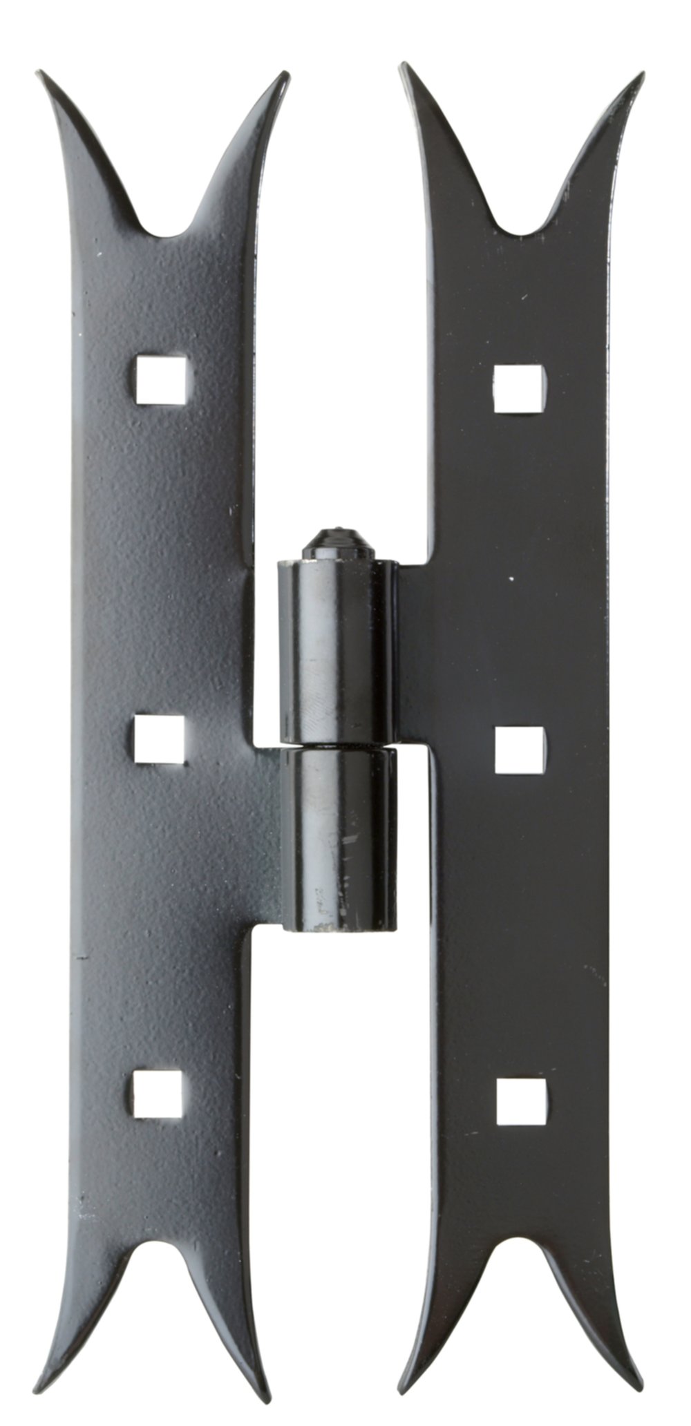 Penture milieu queue de carpe droite 18,5x8,5x3,5x0,3cm noir - ALBERTS
