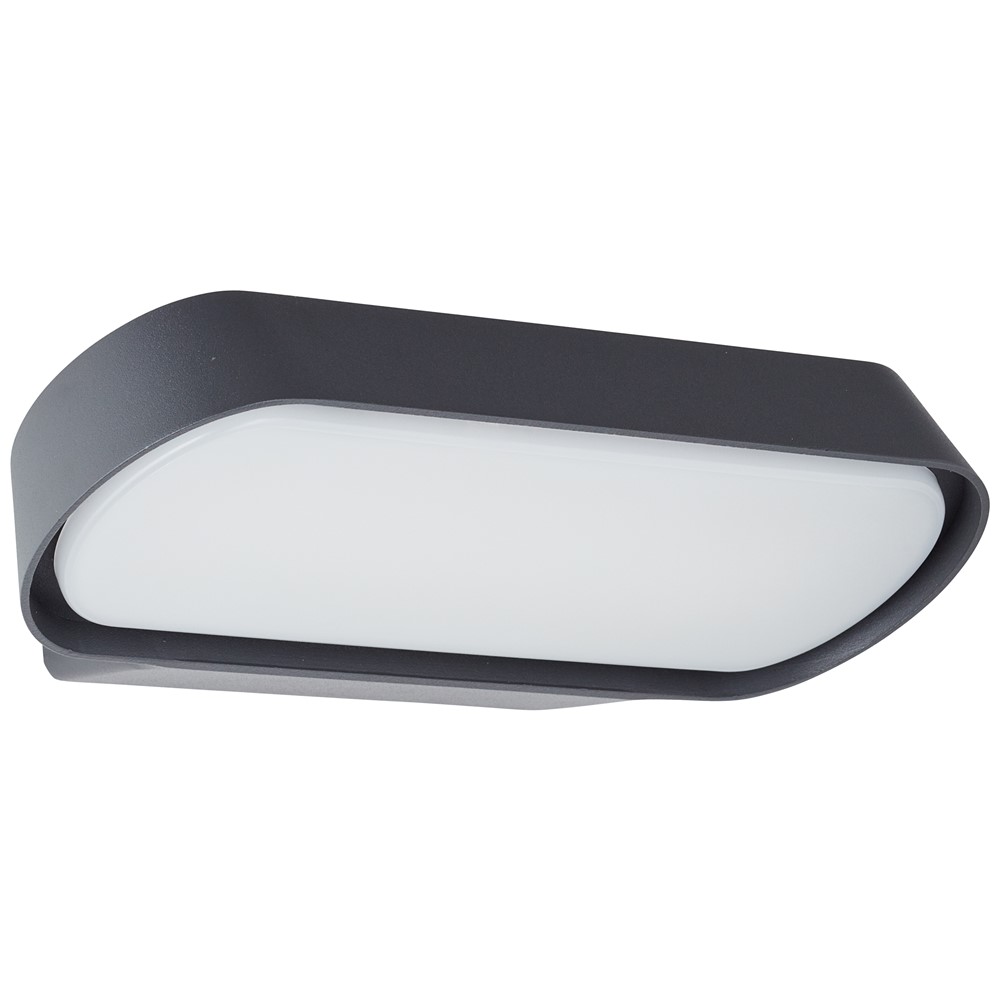 Applique extérieure samira noir led13w 1500lm 4000k