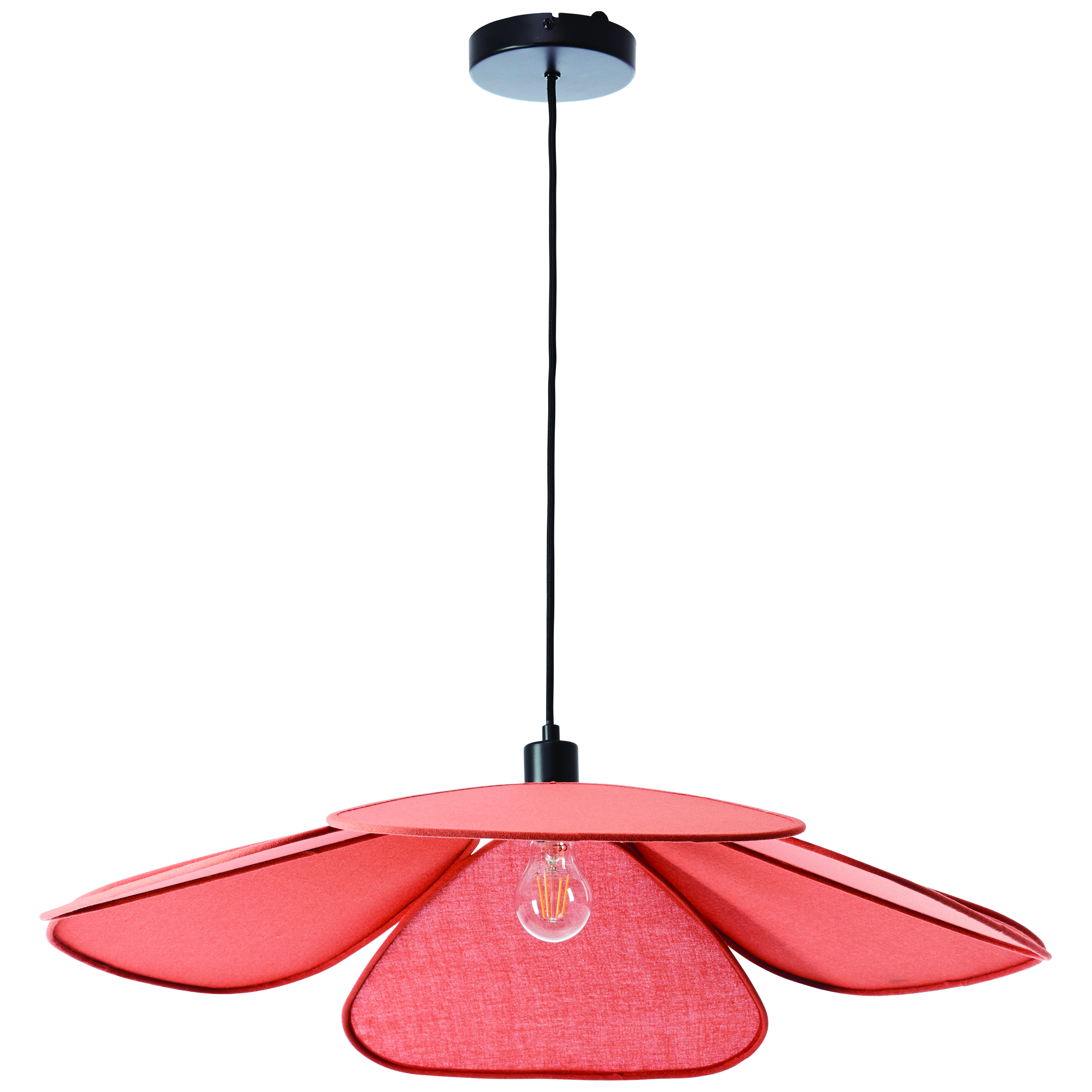 Suspension capucine terracotta 
