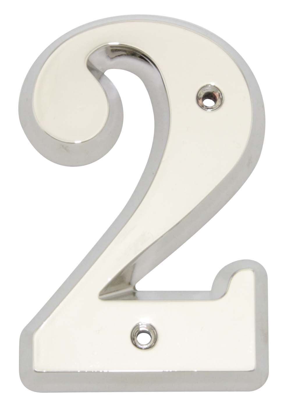 chiffre zamak nickel brillant  80 mm  2 - NOVAP