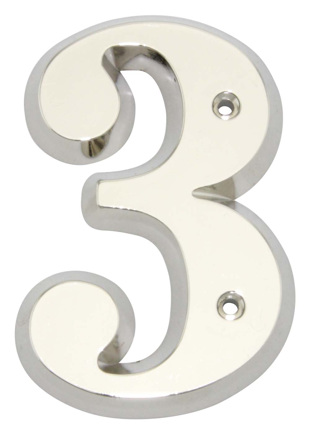 chiffre zamak nickel brillant 80 mm  3 - NOVAP