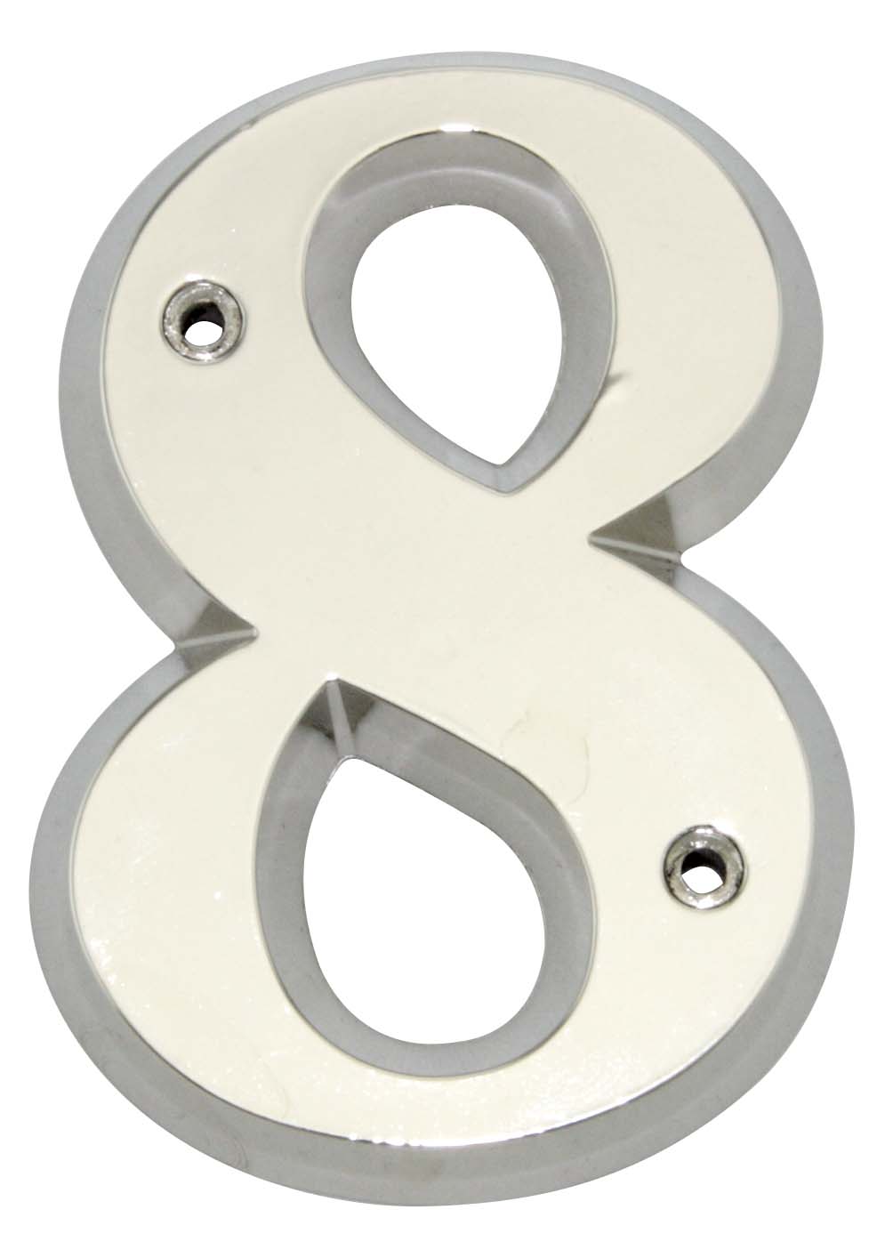 chiffre zamak nickel brillant 80 mm  8 - NOVAP