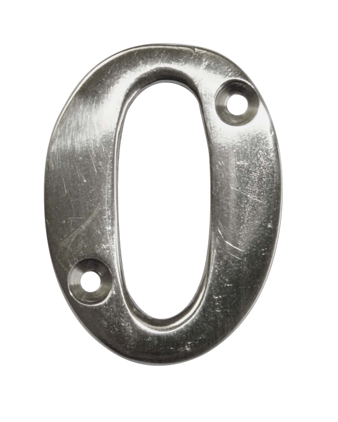 chiffre laiton chromé 51 mm  0 - NOVAP