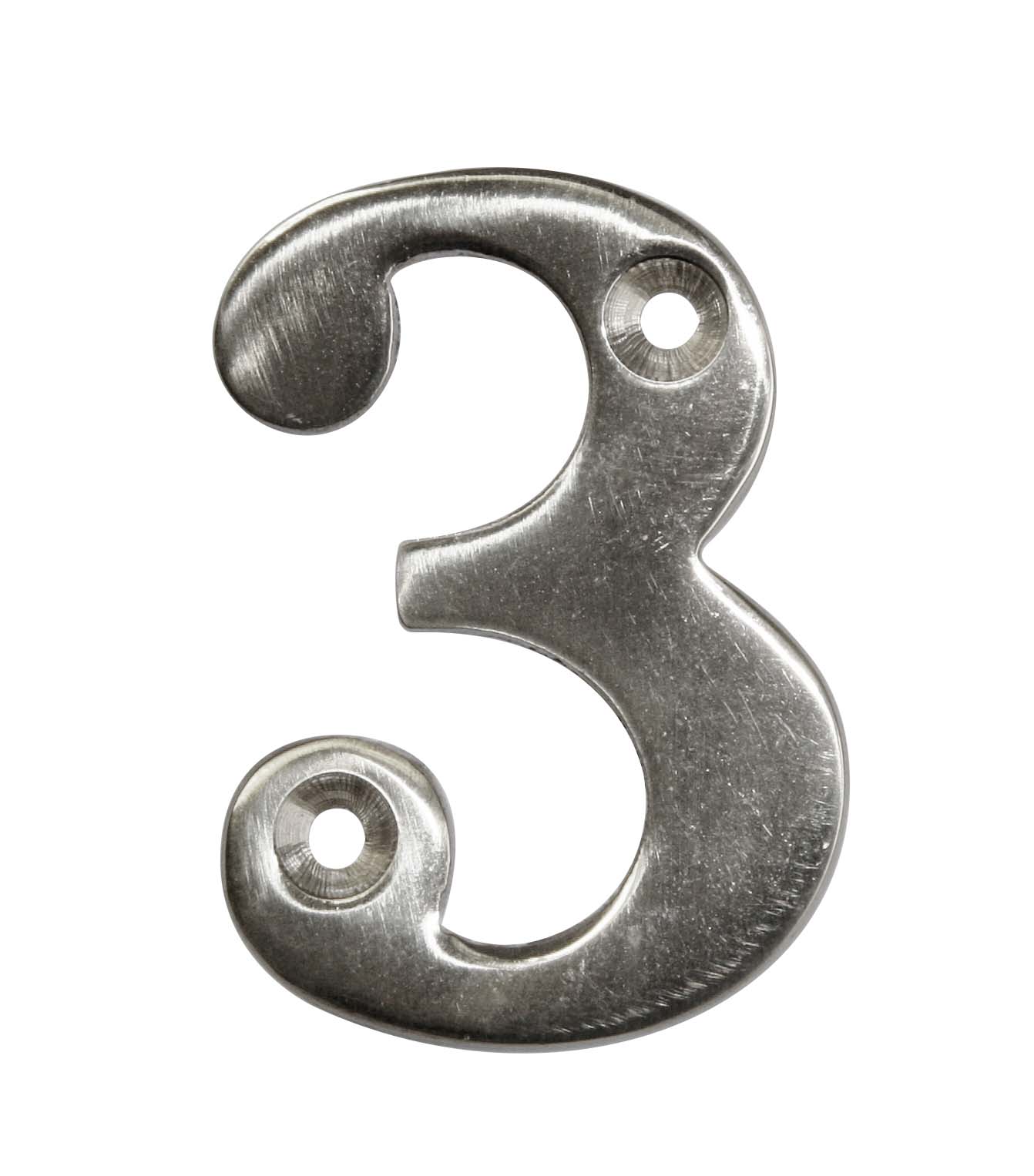chiffre laiton chromé 51 mm  3 - NOVAP