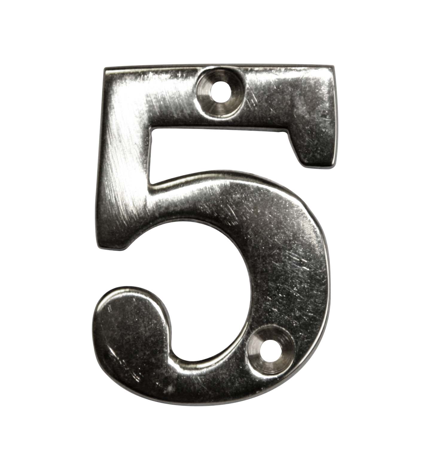 chiffre laiton chromé 51 mm  5 - NOVAP