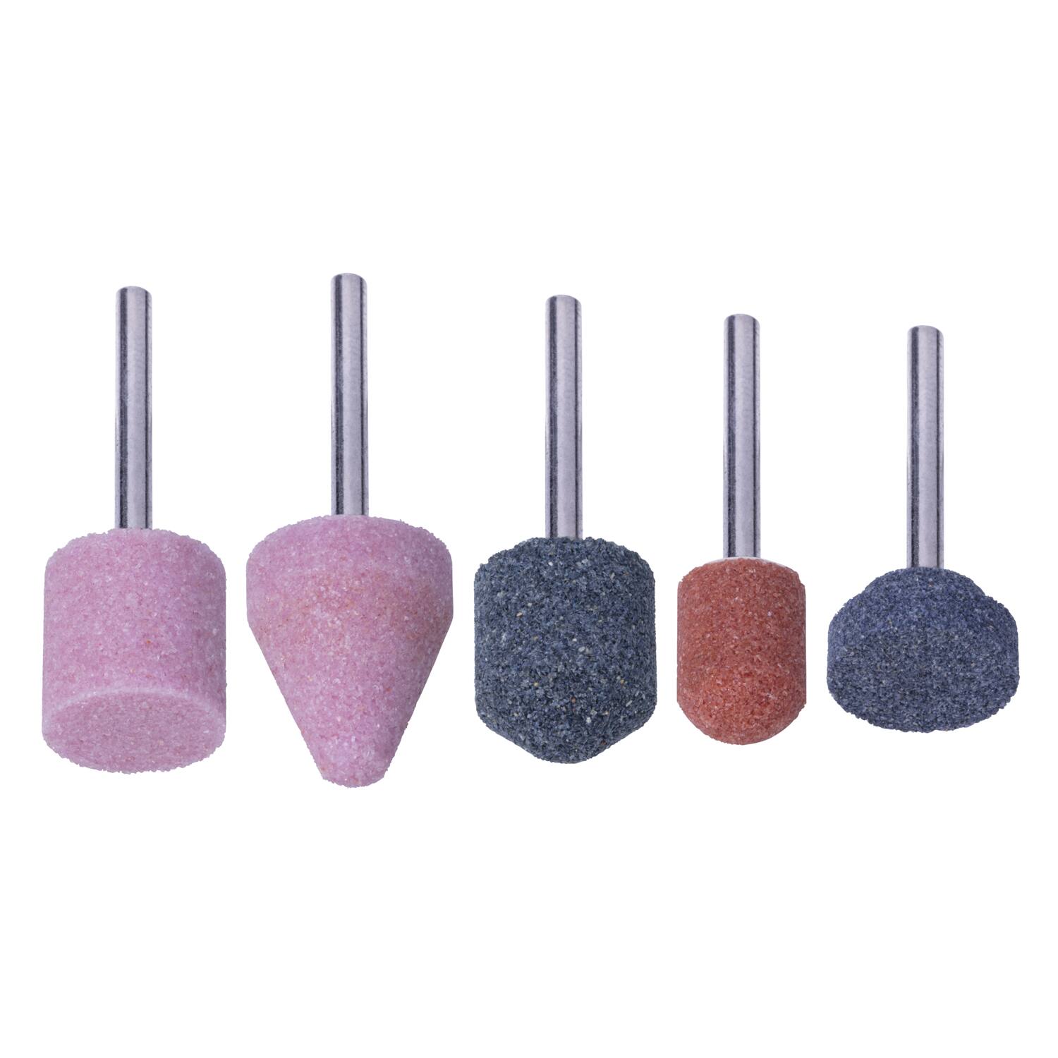 5 meules sur tige queue ronde ø 3 mm - WOLFCRAFT