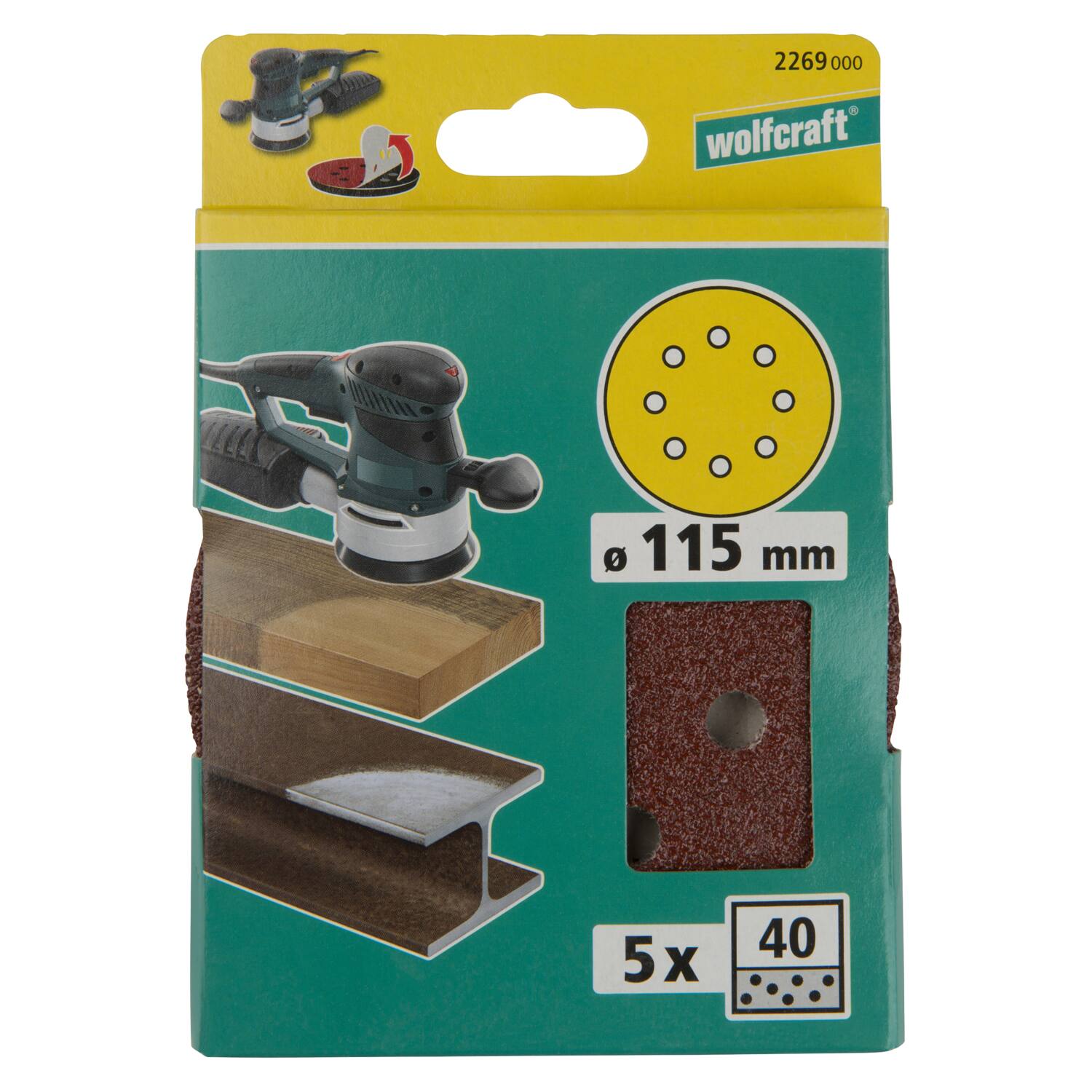 Foret amorçage Ø3,2–12mm - WOLFCRAFT