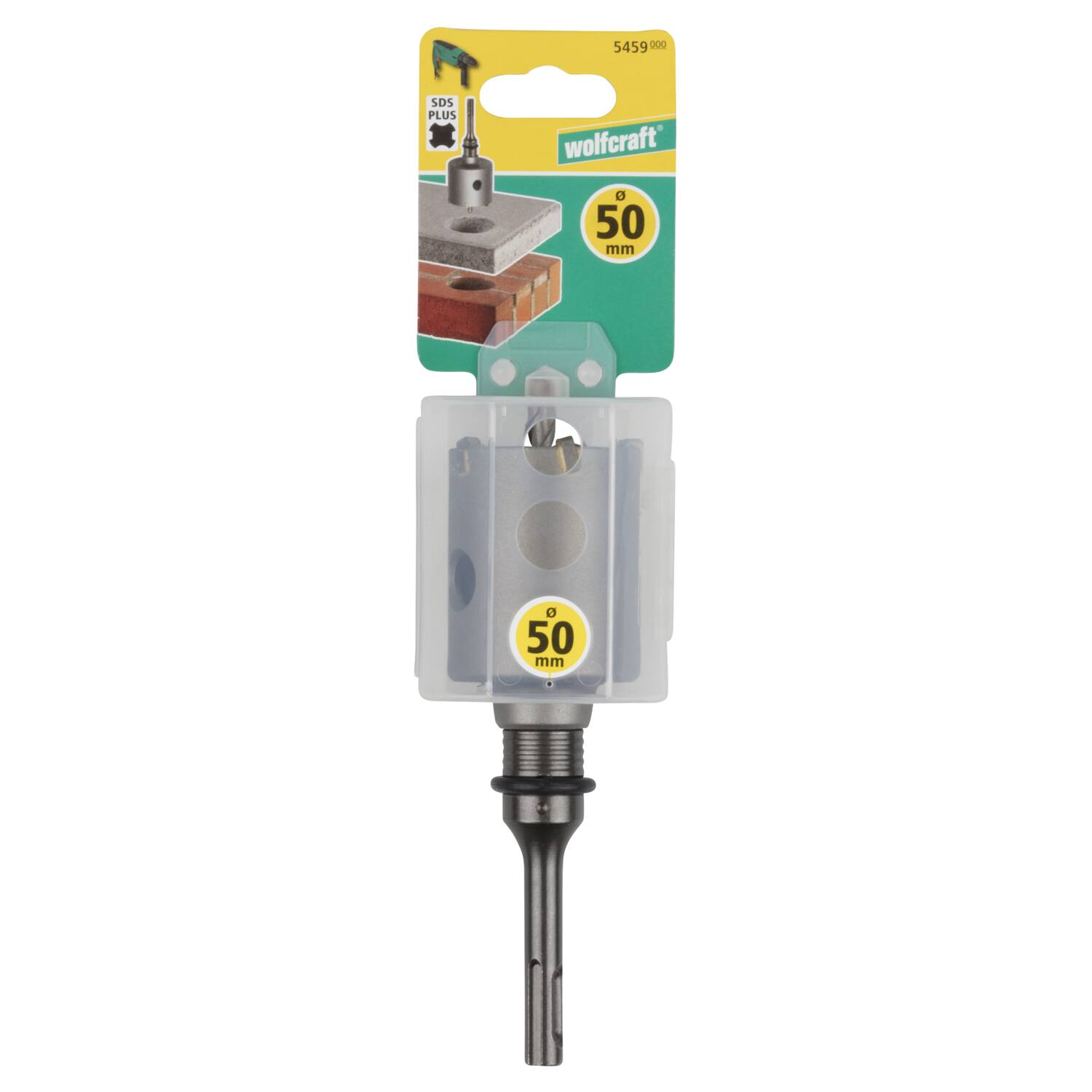 Trépan matériaux durs SDS-Plus Ø50mm - WOLFCRAFT