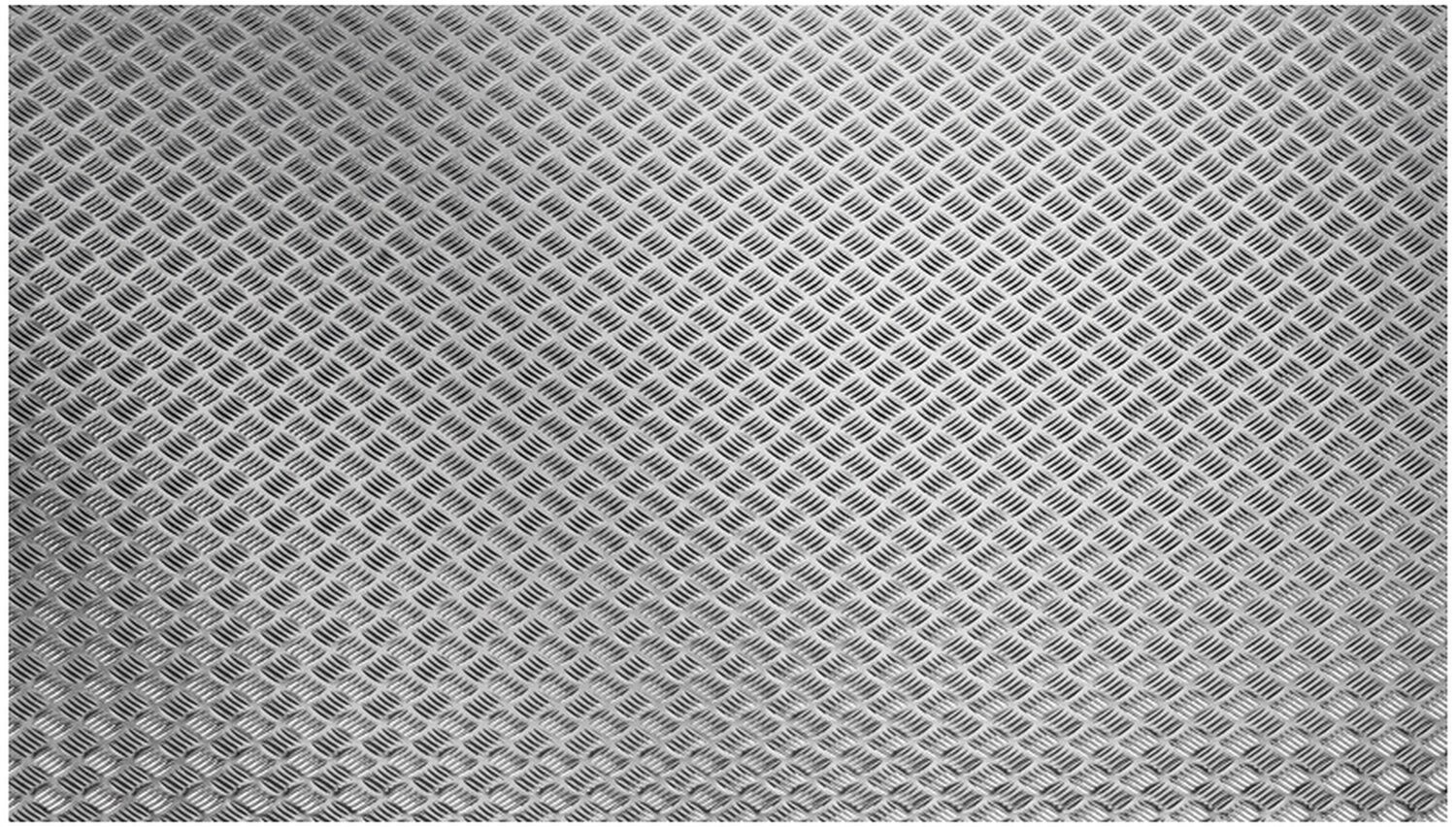 Adhésif décoratif métal damier Riffel 1.5mX0.45m