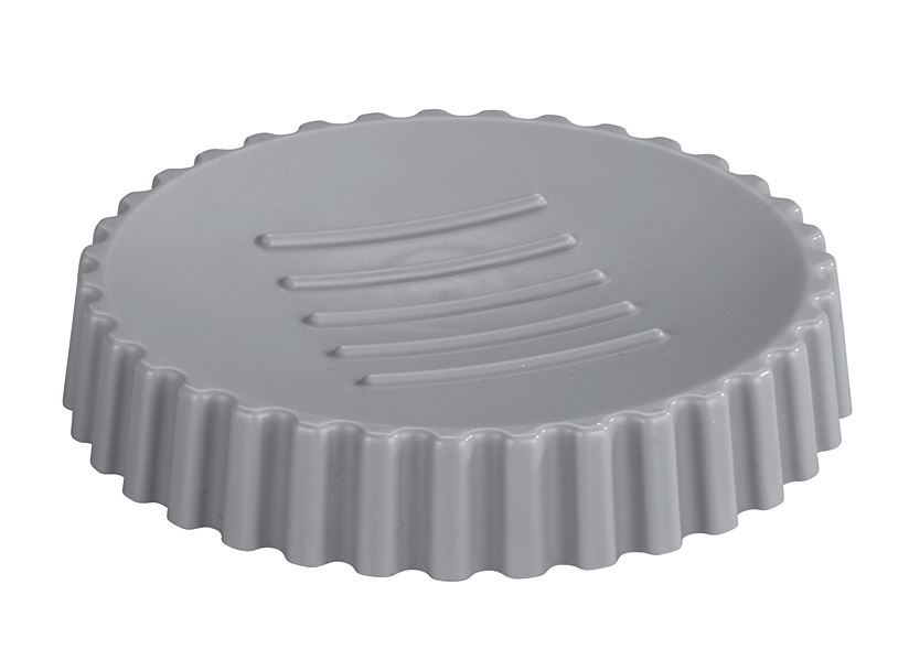 Porte-savon Minas plastique gris - ALLSTAR