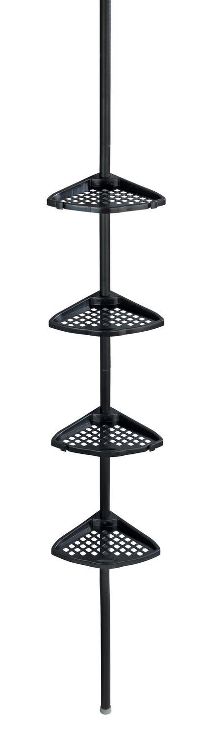 Étagère télescopique Allstar Opal noir x4 niveaux - WENKO