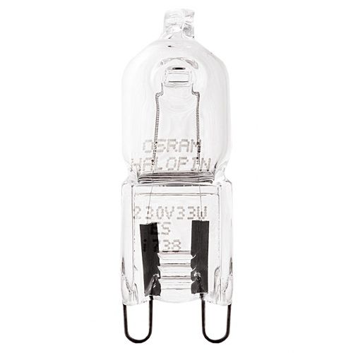 Ampoule halogène G9 33W capsule blanc chaud
