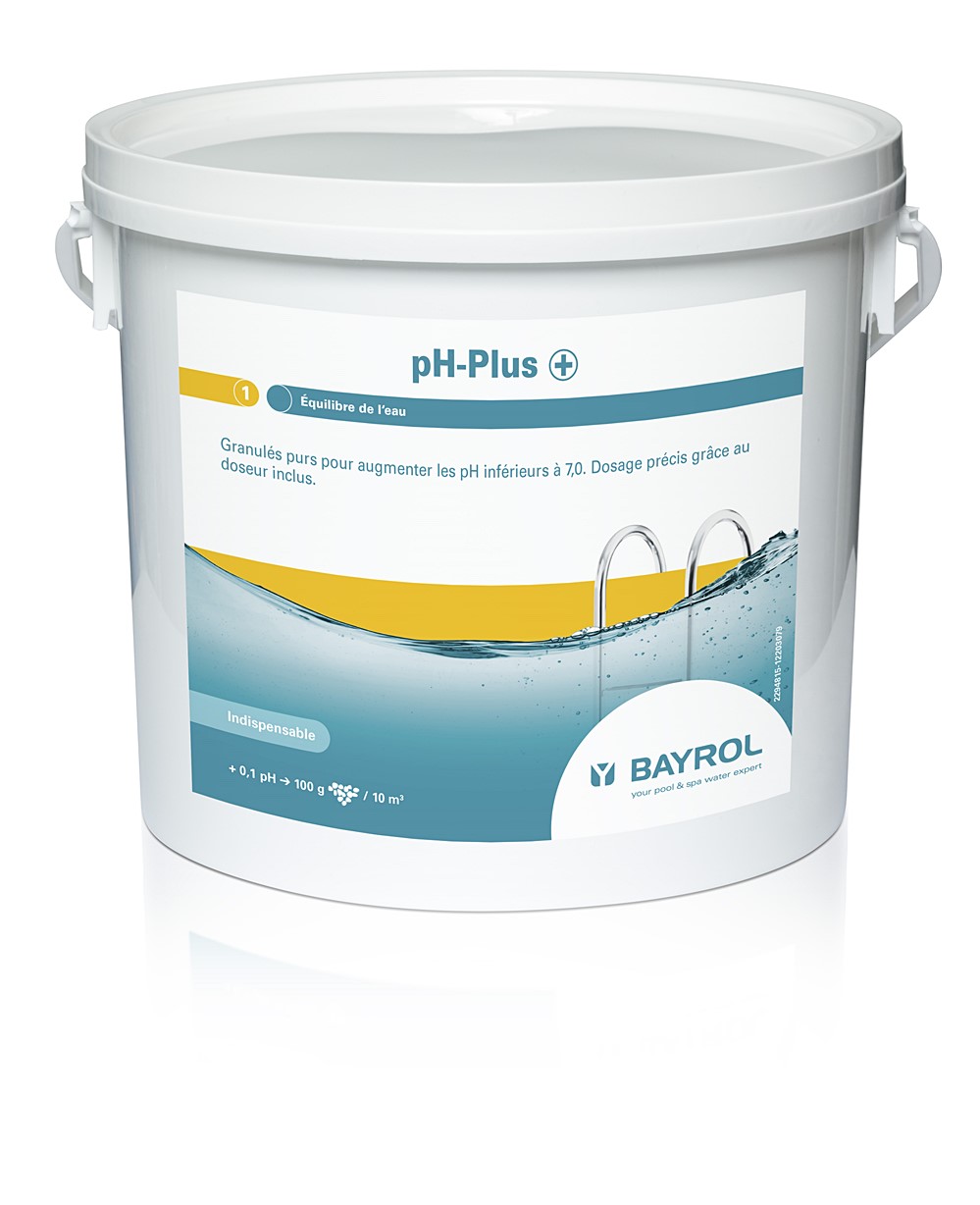 Granulés purs pH-Plus traitement piscine 5kg - BAYROL