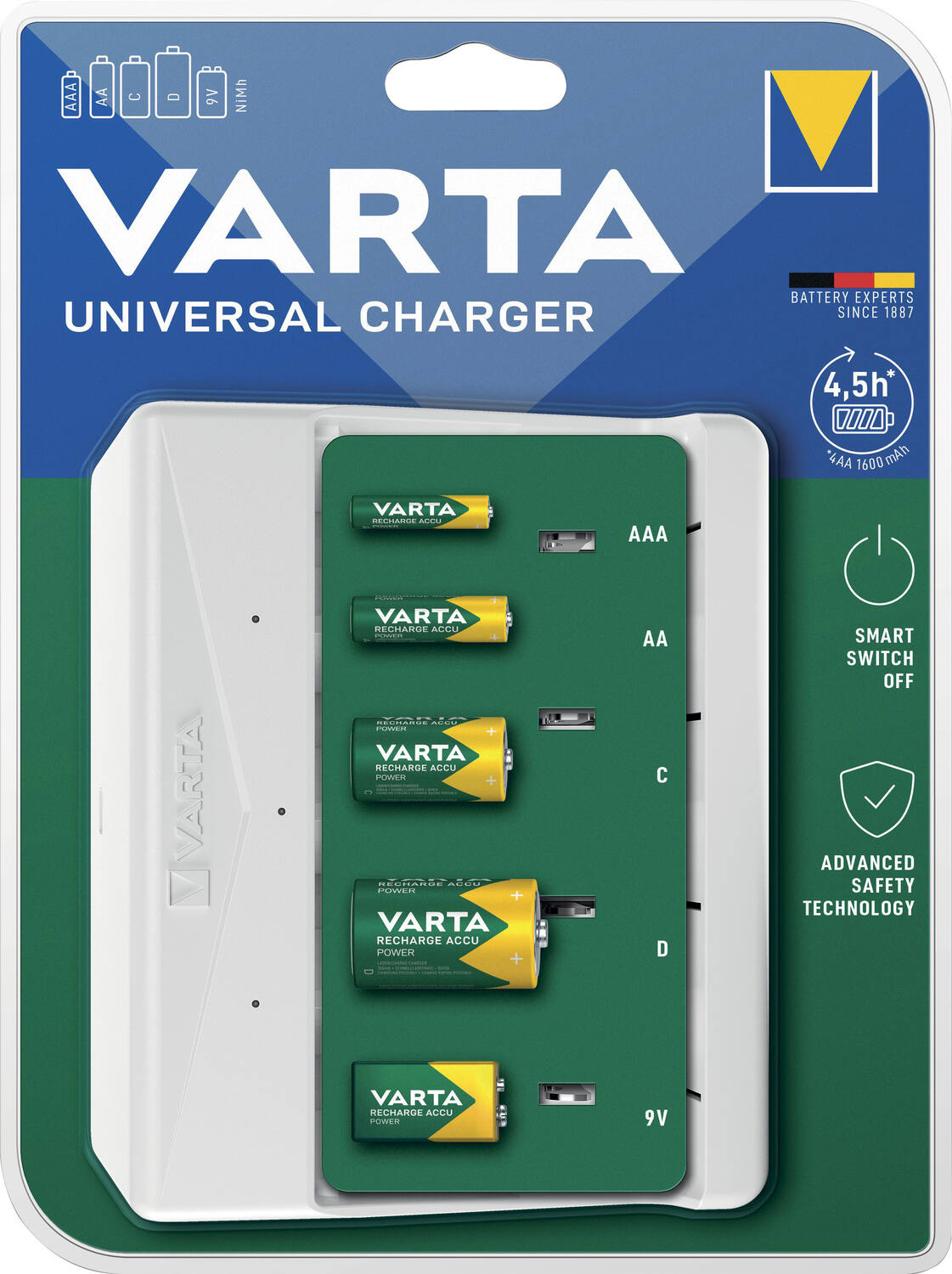 Chargeur universal sans accu varta