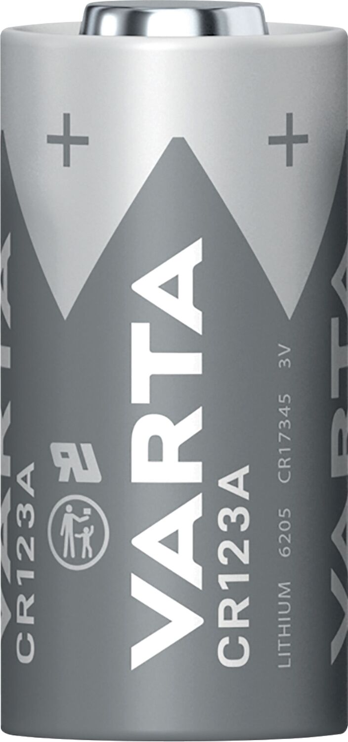 1 pile électronique CR123A - VARTA