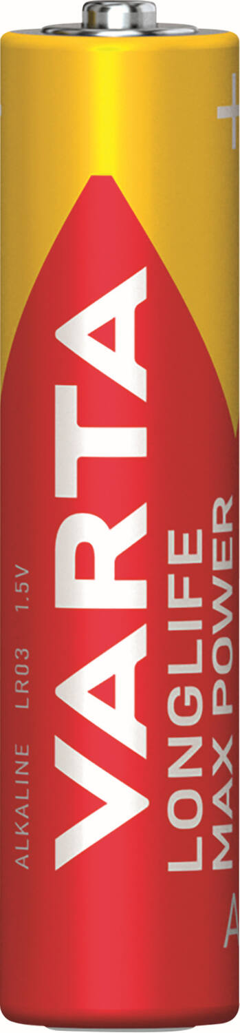 Pile alcaline Longlife AAA/LR03 8+4 1,5V - VARTA