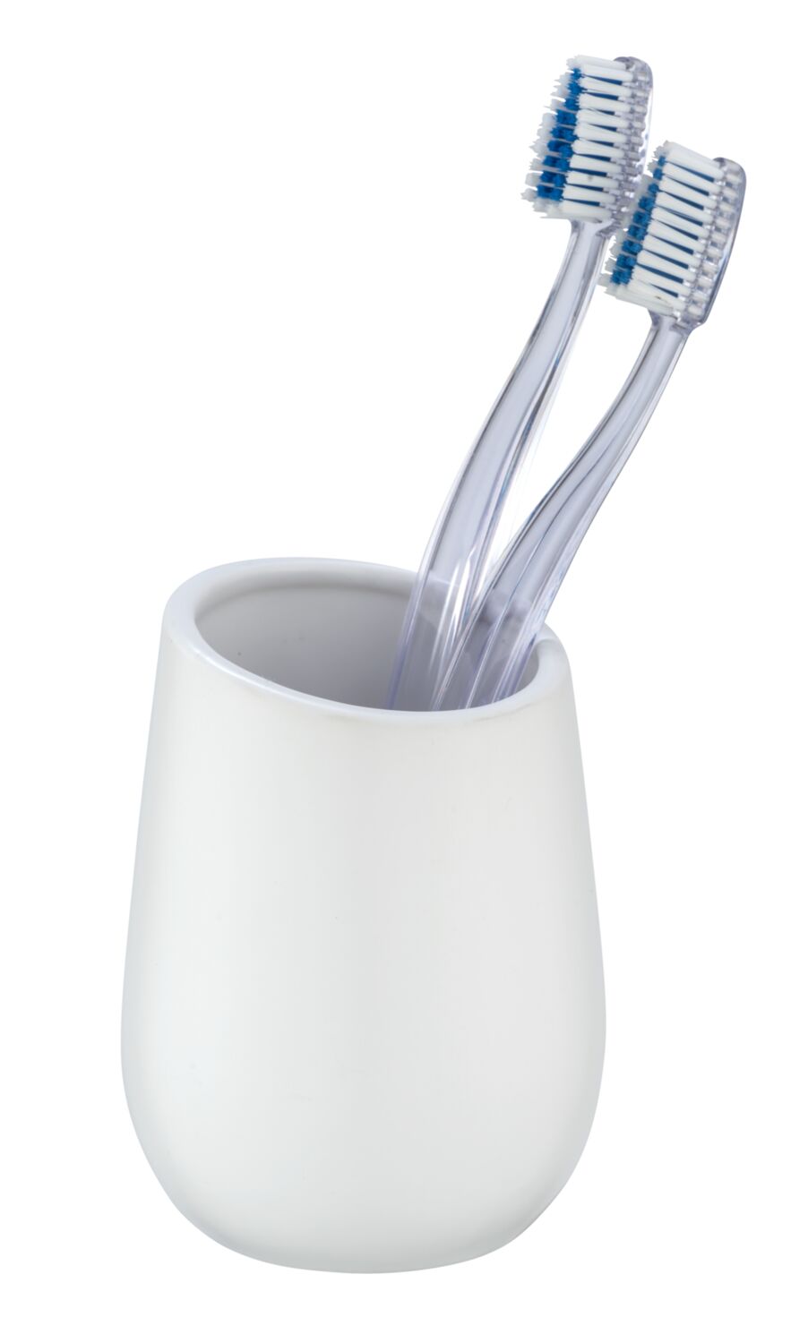 Gobelet brosse à dents Badi céramique blanc - WENKO