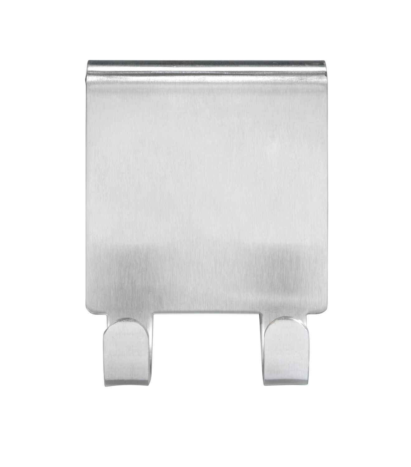 Crochet double Vieste duo acier inox mat