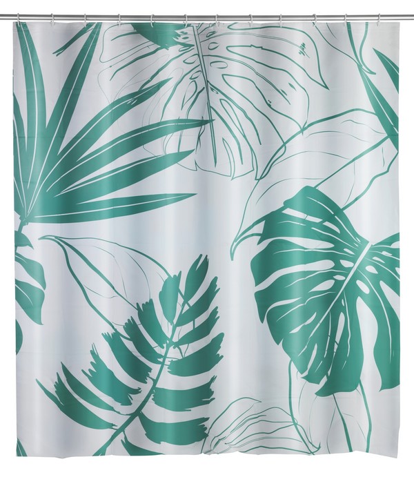 Rideau de douche 180x200 cm brasil vert peva