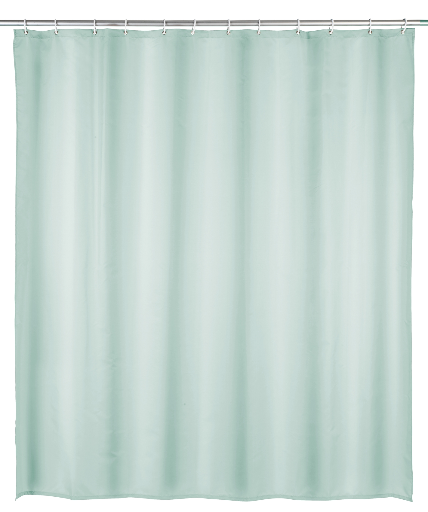 Rideau de douche 180x200 PEVA Uni vert clair WENKO