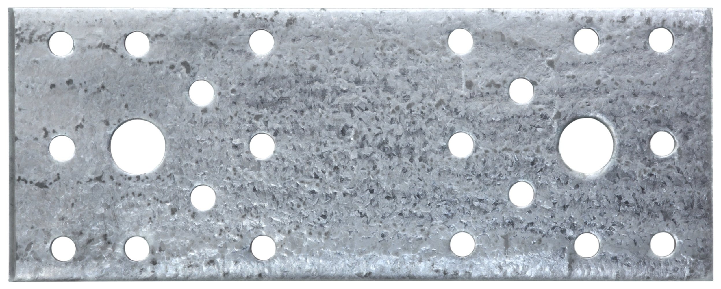 Connecteur plat, 140 x 55 x 2,5 mm, acier zingué