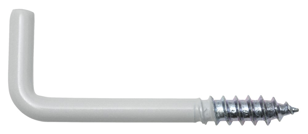 Gond à visser Revêtement plastique blanc acier 4,0 x 50 mm
