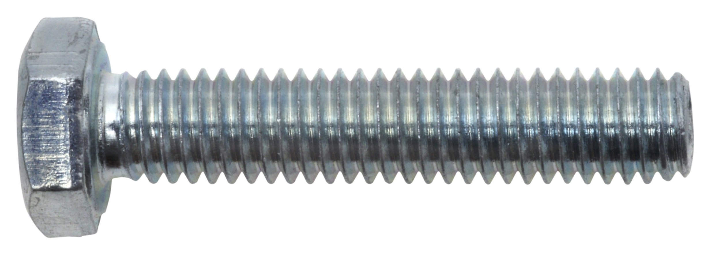 Vis métaux, tête hexagonale, classe 8.8, M10 x 60, acier zingué, DIN 933