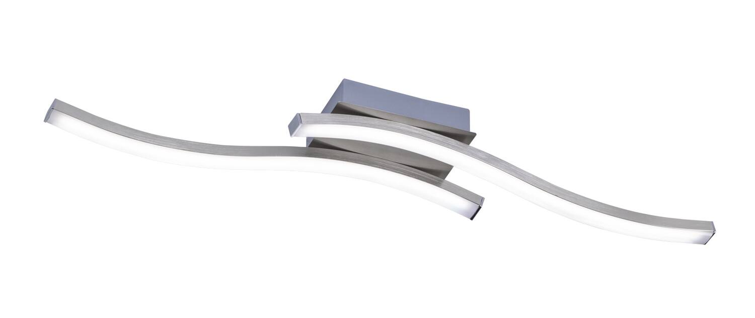 Plafonnier Route Nickel Mat H.7cm - REALITY